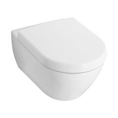 Унитаз підвісною з кришкою Villeroy&Boch Subway, DirectFlush, укорочений (5606R001/9M69S101)