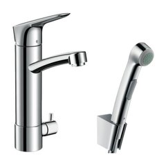 Змішувач для умивальника Hansgrohe Talis S з ручним душем 31515000