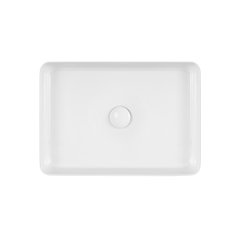 Раковина-чаша Qtap Tern 500х350х145 White з донним клапаном QT1711A055W