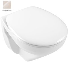 Унитаз Villeroy & Boch O.Novo з відкритим змивним краєм з DirectFlush CeramicPlus, Pergamon (7682R0R3)