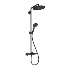 Душева система Hansgrohe Croma Select S 280 1jet Showerpipe з термостатом, matt black (26890670)