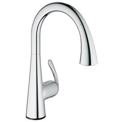 Кухонний змішувач Grohe Zedra Touch з висувним виливом 30219001