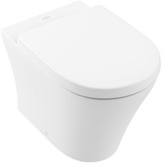 Унитаз Villeroy & Boch O.Novo з відкритим змивним краєм з DirectFlush CeramicPlus, White Alpin (4624R0R1)