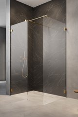 Душова кабіна Essenza Pro 8 Gold Walk-In 800x2000 золото/прозоре