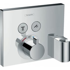 Зовнішня частина змішувача для душу Hansgrohe ShowerSelect термостатичний з власником душа 1576500