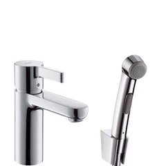 Змішувач умивальника c гігієнічним душем Hansgrohe Metris S 31160000