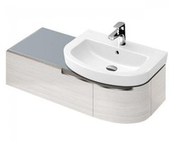 Тумба під умивальник Villeroy & Boch Subway 2.0 підвісна 98.7х25.7х47.8 white wood A7031SE8