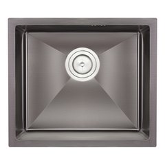 Кухонна мийка Qtap D4843BL 2.7/1.0 мм Black (QTD4843BLPVD2710)