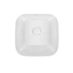 Раковина-чаша Qtap Scorpio 350х390х120 White з донним клапаном QT14112241W