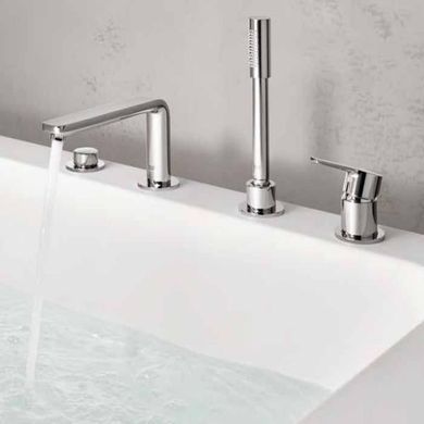 48 480 грн ///  /// Бренд: Grohe
Одноважільний змішувач для ванни на 4 отвори