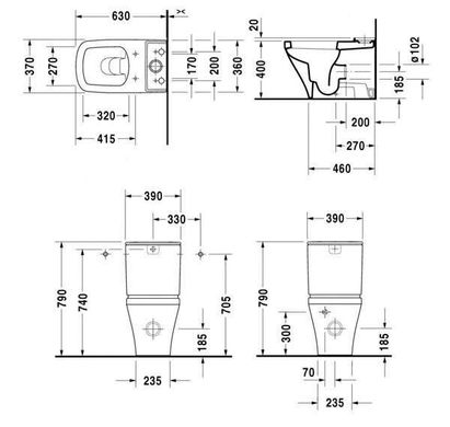 10 380 грн ///  /// Бренд: Duravit