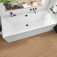 Ванна акрилова Villeroy & Boch Collaro 160х75 см з панеллю (UBA160COR2DV-01)