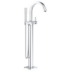 79 200 грн ///  /// Бренд: Grohe
Одноважільний змішувач для ванни, 1/2", підлогового монтажу