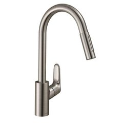 Кухонний змішувач Hansgrohe Focus з висувним виливом 31815800