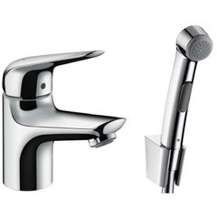 Змішувач для умивальника Hansgrohe Novus з гігієнічним душем 71144000