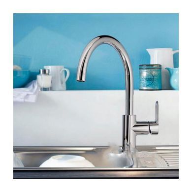 4 455 грн ///  /// Бренд: Grohe
Одноважільний змішувач для раковини 1/2" L-розміру GROHE BauEdge