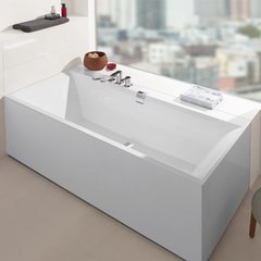 Ванна кварилова Villeroy & Boch Squaro Edge 12 Duo 180х80, біла (UBQ180SQE7PDV-01)