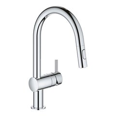 Кухонний змішувач Grohe Minta з висувним виливом 30348001