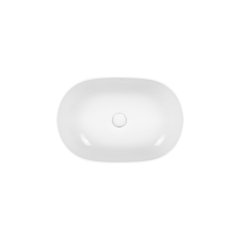 Раковина-чаша Qtap Cardinal 600х400х145 White з донним клапаном QT04117060IW